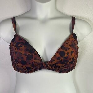 City Chic Leopard Print Vibeka Print Bikini Top LIMITED-EDITION SKU0815